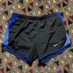 Black and Blue Nike Running Shorts